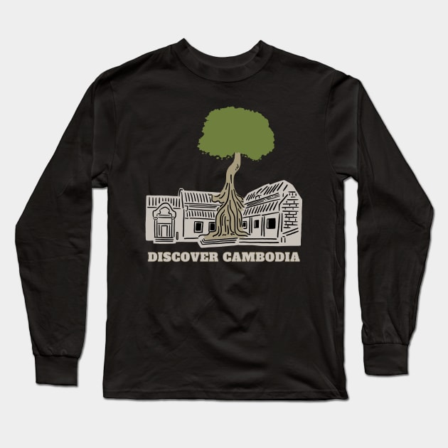 Discover Cambodia Long Sleeve T-Shirt by CuteBotss